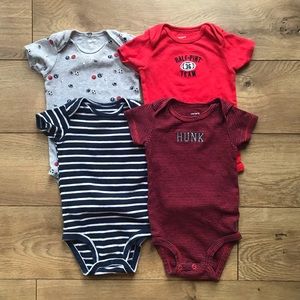 9M Carter’s Baby Boy Sports Bodysuits